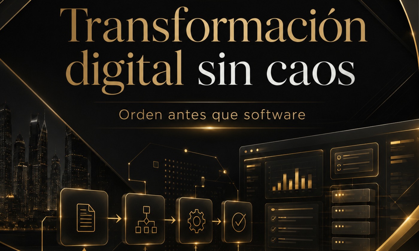 Transformación digital sin caos: orden antes que software