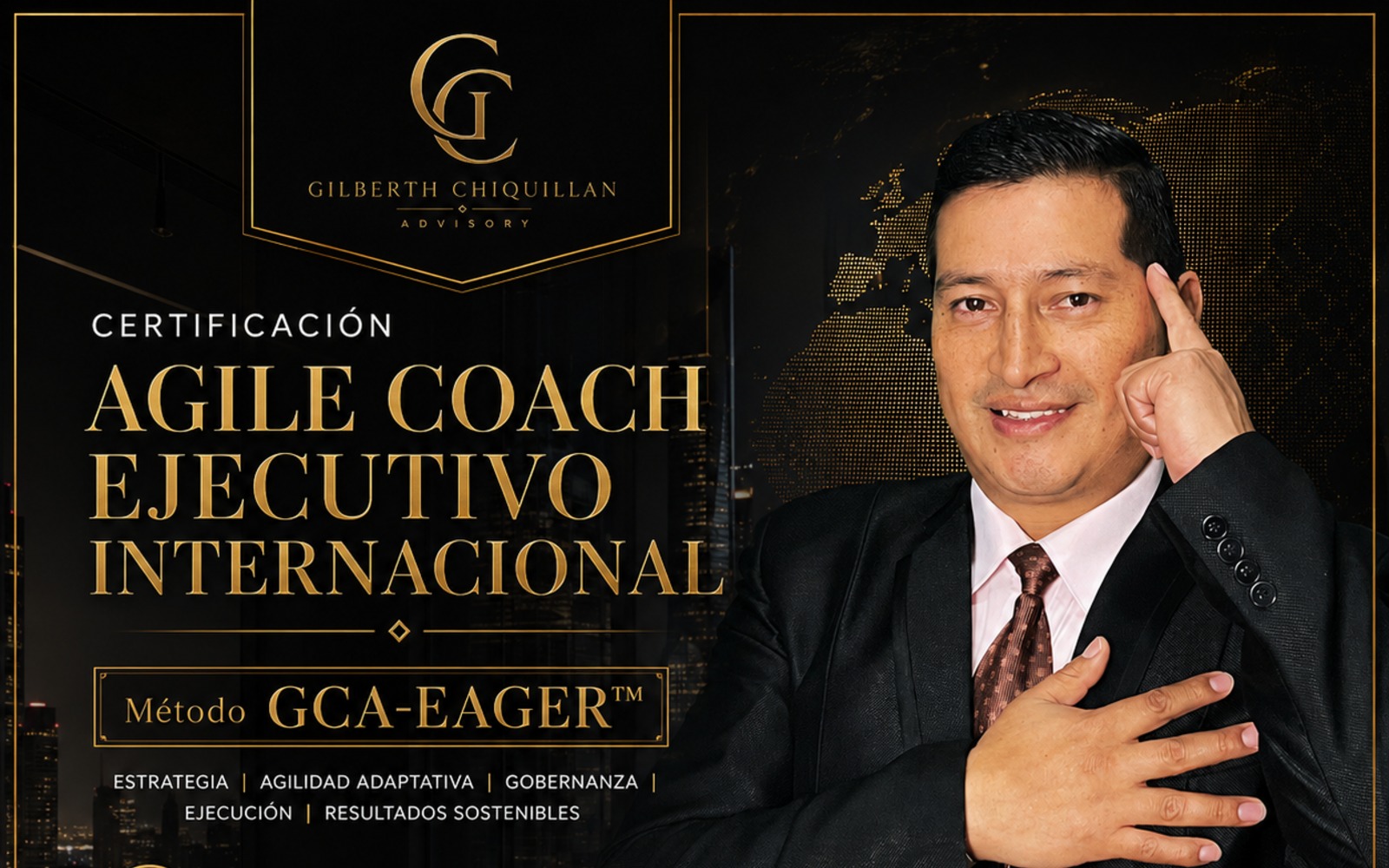 Certificación Agile Coach Ejecutivo Internacional – Método GCA-EAGER™