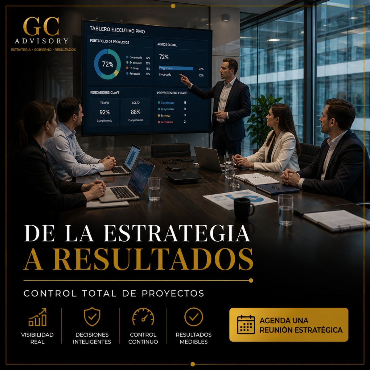 PMO sin burocracia: control ejecutivo que sí funciona
